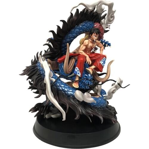 One Piece Anime Model GK Luffy VS Kaido Action Figure PVC Exquisite Quality Statue Collection Toy Desktop Decoration Figma