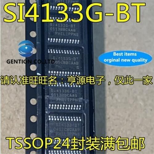 5Pcs SI4133G-BT SI4133 TSSOP-24 Frequency synthesizer chip in stock 100% new and original