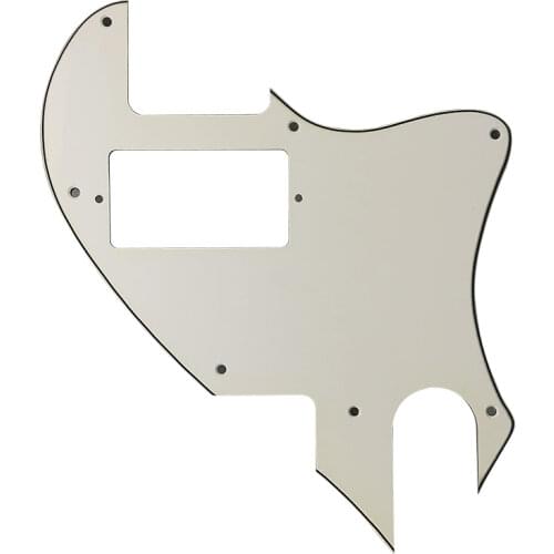 Pleroo Guitar Parts - For US Tele F hole Hybrid Guitar Pickguard Tele Conversion With PAF Humbucker