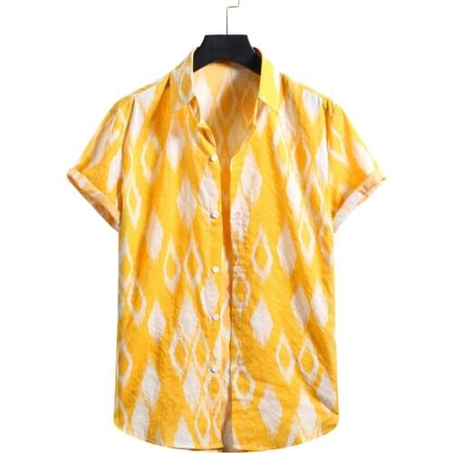 61# Streetwear Men T-shirts Summer Oversized T-shirt Casual Short Sleeve Hawaiian Flower Shirt Male Tops Camisetas Ropa Hombre