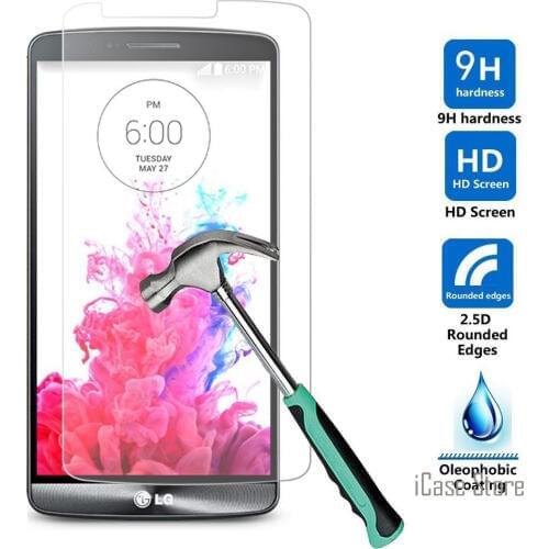 G3 Beat G3 Mini G3 Vigor thin Screen Protector Premium Tempered Glass Film For LG G3 S G3S D722 D725 D728 D724 case