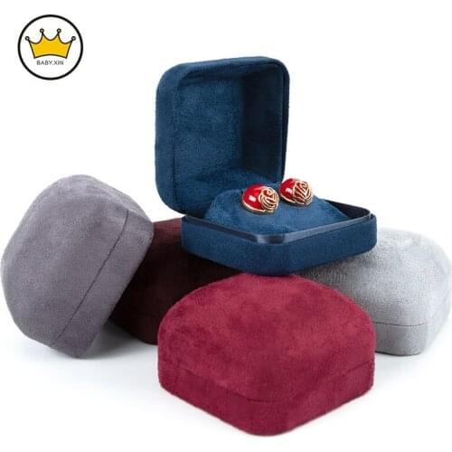 Quality Jewelry Storage Boxes Presentation Necklace Pendant Jewelry Box Velvet Case Earrings Pendant Display Box