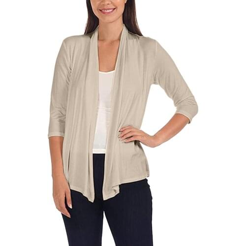 2021 Autumn Women Cardigans Long Sleeve Loose Mid Length Knittwear Casual Sweater Cardigan Female Knitted Coat Cardigan Women