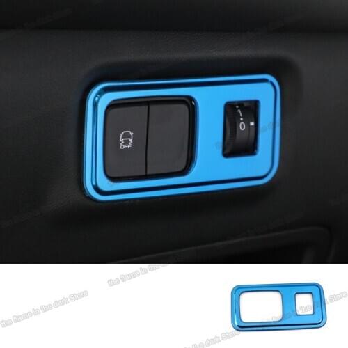 Lsrtw2017 car headlight adjuster ESP switch frame trims for changan cs55 plus 2019 2020 2021 cs55plus accessories