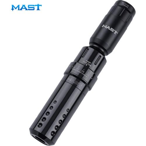 Mast Flip Adjustable Stroke Lengths Makeup Tattoo Machine Pen Kit PMU Permanent Rechargeable Mini Wireless Power Supply Set