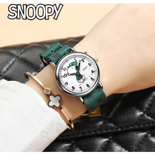 Snoopy Original 2020 New Classic Kids Genuine Brand Casual Fashion boy girl children Quartz Waterproof Wristwatches Gift clock