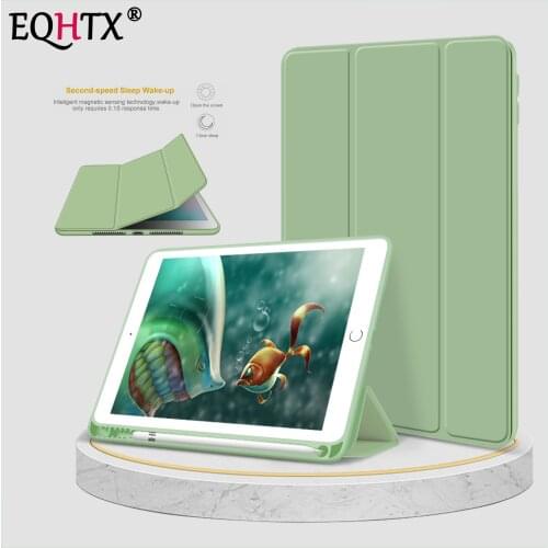 New For iPad Air 3 iPad Pro 10.2 10.5 inch 2019,(with Pencil Holder) Funda for iPad 9.7 2017/2018 6th Generation Case Capa