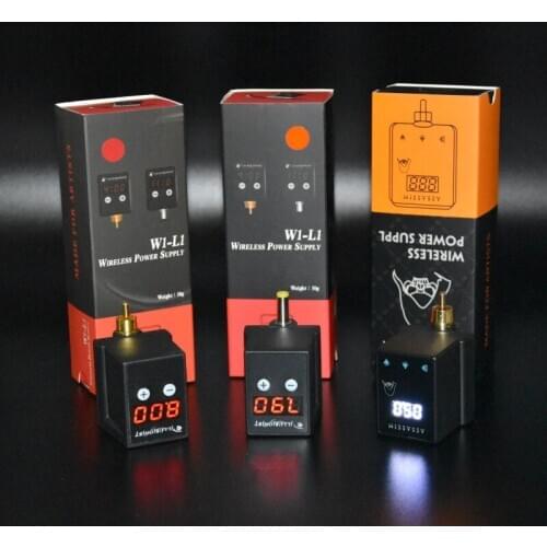 2020 New Arrival Wireless Tattoo Mini Power Touch screen display RCA Connection For Tattoo Machine Free Shipping