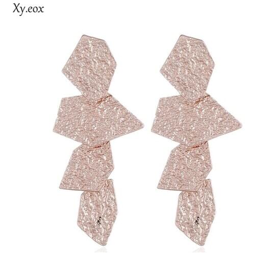 New Jewelry Bohemian Charms Earring Leaf Shape Hollow Leaves Sheets Earrings