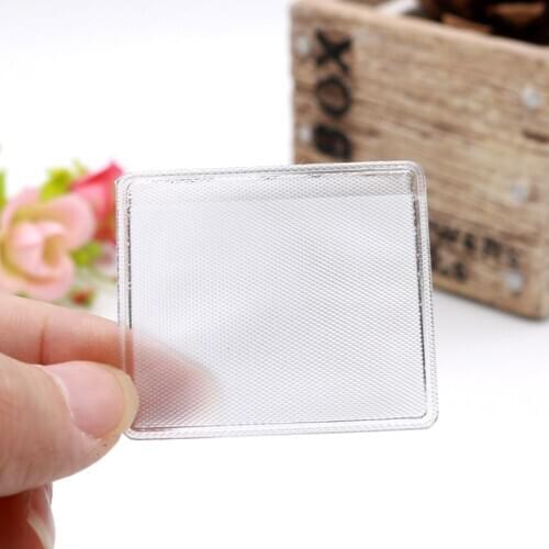 Wholesale 100Pcs/Lot Plastic Bags 4.2x3.7cm Square Self-Stick Package Design for Necklace Card Jewelry Making DIY Accessories