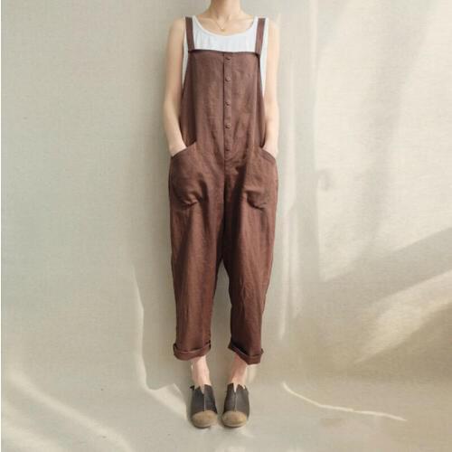 WANGSCANIS Women's Linen Trousers