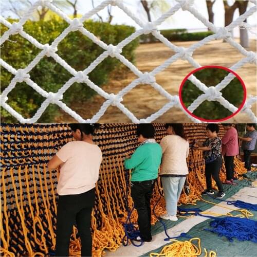 Handmade Children Safety Netting Anti Falling Net Grid Nylon Net Balcony Window Deck Staircase Protection Fence Baby Cat Dog