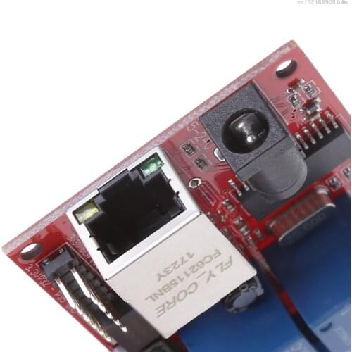 1PC LAN Ethernet 2 Way Relay Board Delay Switch TCP/UDP Controller Module WEB Server