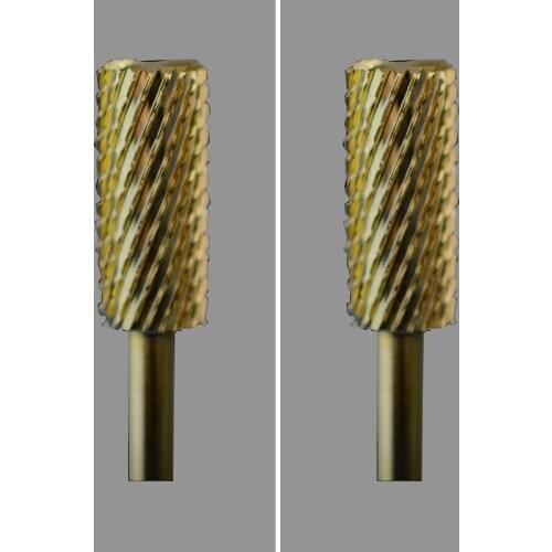 2pcs Carbide Nail Drill Bit -Small Pink & White Bit - C