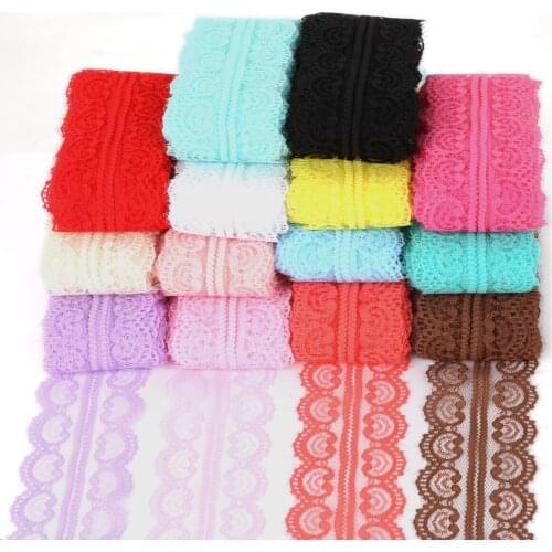 45mm No Stretch Lace DIY Garment Fabric Accessories Lace Ribbon For Sewing Curtain Needlework Lace Ribbon