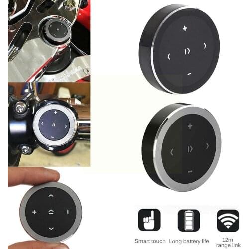 1Pcs Car Wireless Bluetooth 3.0 Receiver Controller Wheel Media Car Steering Remote Button Controller Receiver Bluetooth Y6R1
