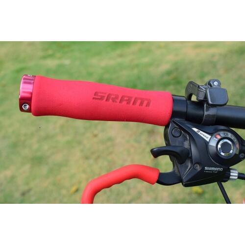Free shipping bicycle bike grips lock mountain bike cycling grip mtb handlebar grips grips to bike bicycle handle bicycle parts
