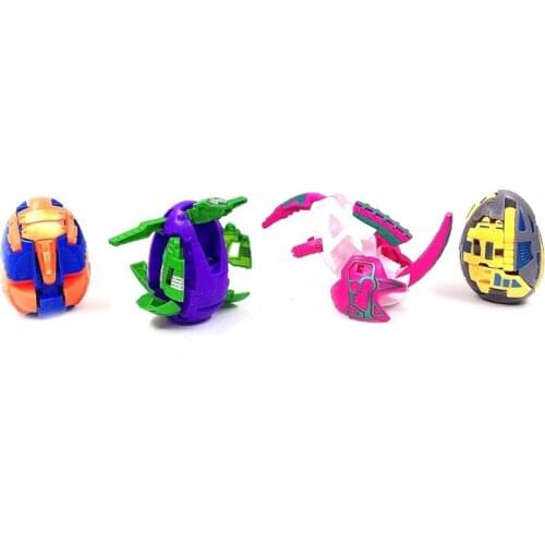 Dinosaur Eggs Deformation Robot Toy Automatic Transform Kids Educational Gift D5QA