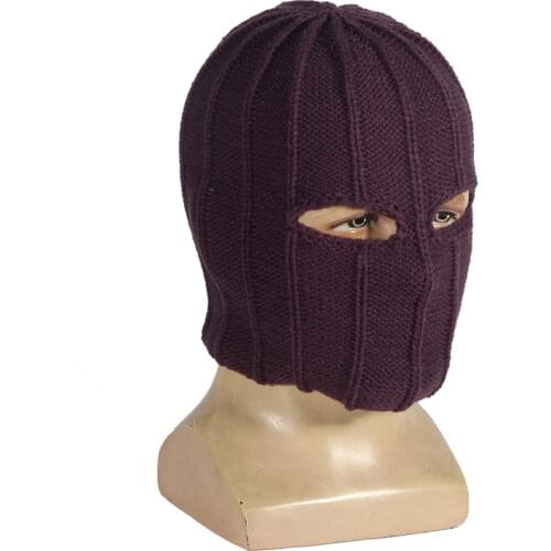 Dropshipping The Falcon and the Winter Soldier Baron Zemo Knitted Full Face mask Headgear Halloween Party Costume Props
