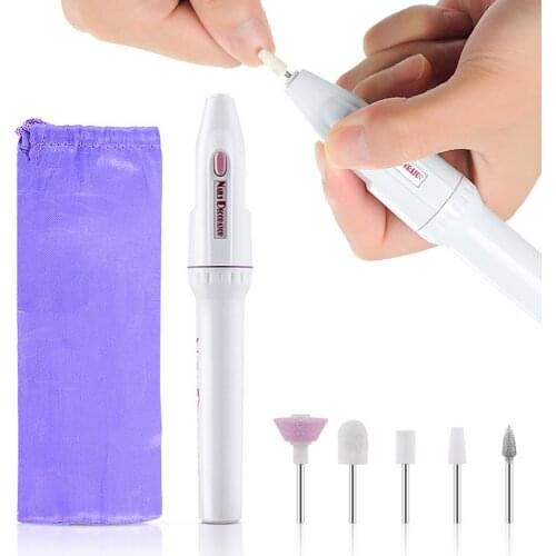 5 In 1 Electric Nail Art Drill Machine with Storage Bag Nail Manicure Pedicure Gel Polish File Buffer Nail Art tools set