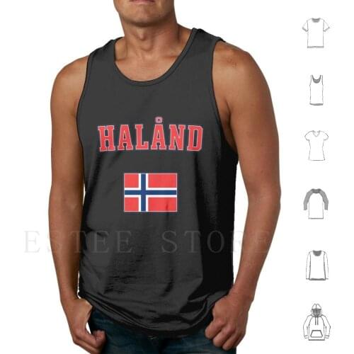 Erling Braut H ? Land , Erling Braut Haaland , Haland , Norway , Football Tank Tops Vest Erling Braut H ? Land Erling