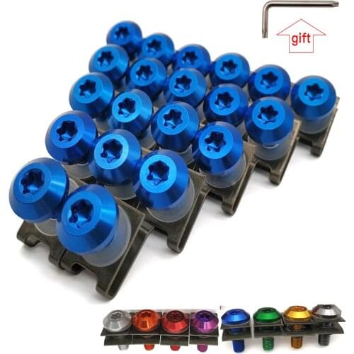 Aluminum Motorcycle Fairing Screws Clips Body Spring Bolt Kit Accessories For Yamaha mt 125 01 03 25 TMAX 500 530 t max 500 530