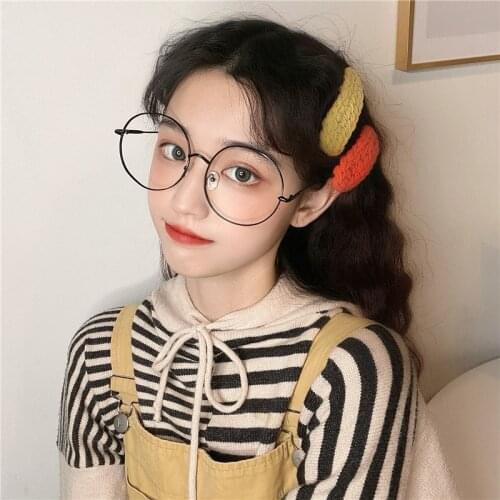 Vazrobe Oversized Round Glasses Women Fashion Vintage Eyeglasses Frames Female Big Makeup Spectacles