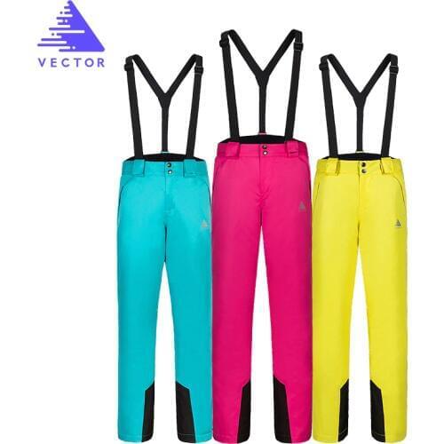 VECTOR Ski Pants Waterproof Women Snow Trousers Outdoor Female Snowboard Snow Pants Winter Skiing Pants HXF70016