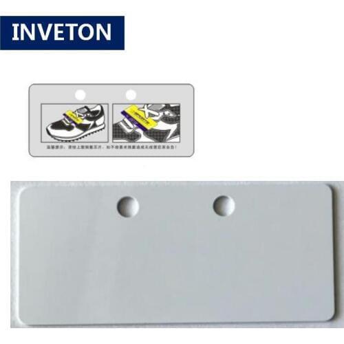 Uhf rfid reusable waterproof shoetag 860-960mhz with epc gen2 iso18000-6c passive sports Athletes shoe tag custom logo printing