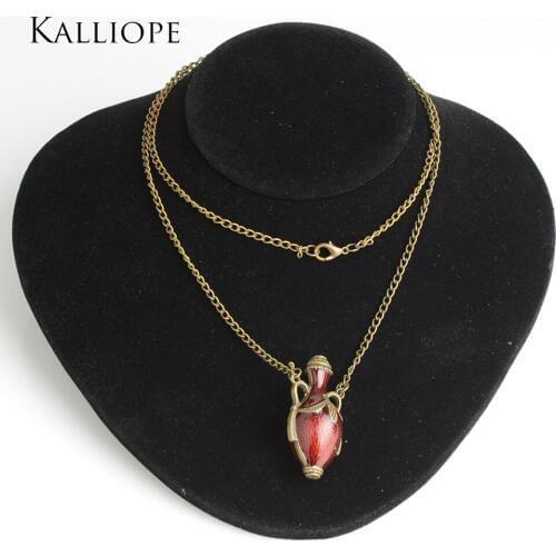 Fashion Wine Bottle Drop Pendant Necklace exquisite fashion jewelry valentines birthday gift