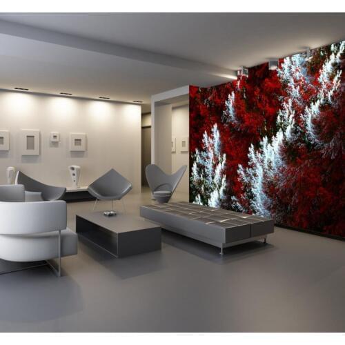 Hand-painted abstract forest customized wallpaper for walls 3d stereoscopic wallpaper custom wall mural Home Decoration