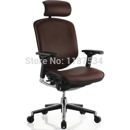 Office Executive lift leather swivel comfortable chair ergonomic office working chair with headrest