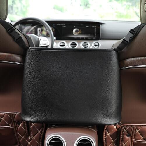 Auto Car Seat Back Organizer Pet Barrier Hanging Faux Leather Storage Bag Pouch Stowing Tidying Interior Accessories