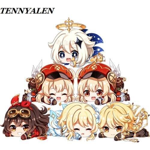 Anime Plush Pillow Hot PS4 Game Genshin Impact Cosplay Doll Project Zhongli Keqing Venti Klee Diluc Kids Cotton Toy Holiday Gift