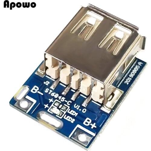 10pcs 5V Boost Converter Step-Up Power Module Lithium Battery Charging Protection Board LED Display USB For DIY Charger 134N3P