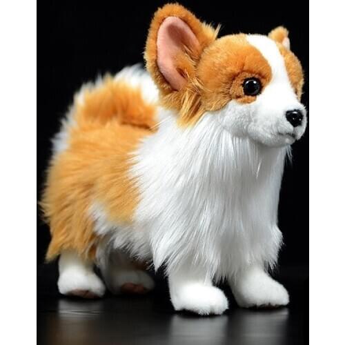 Lifelike high quality new cute 28cm simulation dog Soothing doll soft baby pillow pretty decoration christmas gift for friend