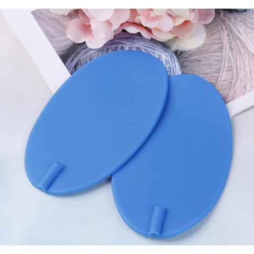 2Pcs Silicone Gel Tens Units Electrode Replacement Pads For Massagers New