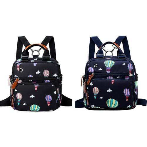 Hot Air Balloon Printed Diaper Bag Waterproof Maternity Baby Backpack Waterproof Nursing Bag Wet Bag Travel bolsa maternidade
