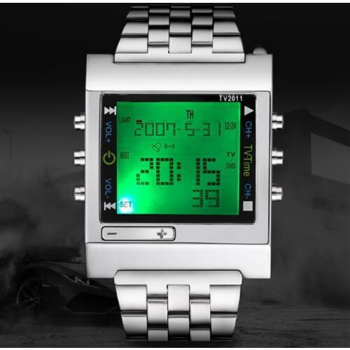 TVG Brand Men Sports Watches Military Quartz Led Digital Waterproof Smart Alarm Remote Wristwatch With Gift Box