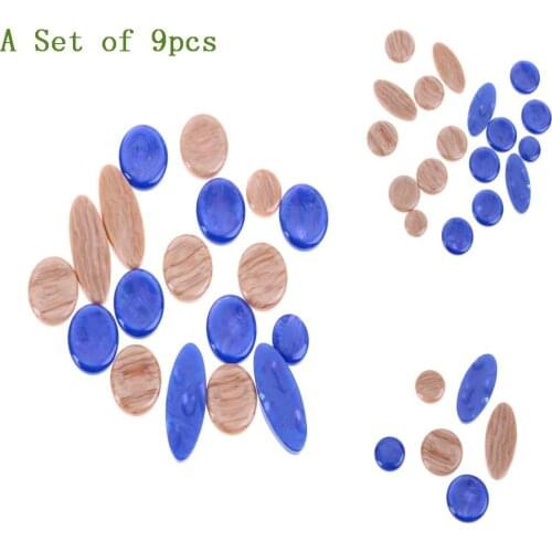 High Quality Alto Tenor Soprano Saxophone Sax key buttons inlays Accessories 2 Colors 9 Pcs/lot