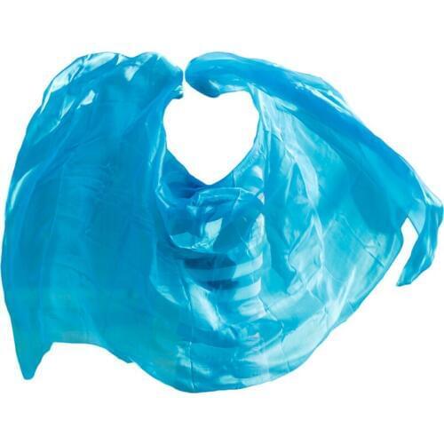 2017 high quality cheap dance veils womens sexy 100% silk belly dance veil wholesale turquoise