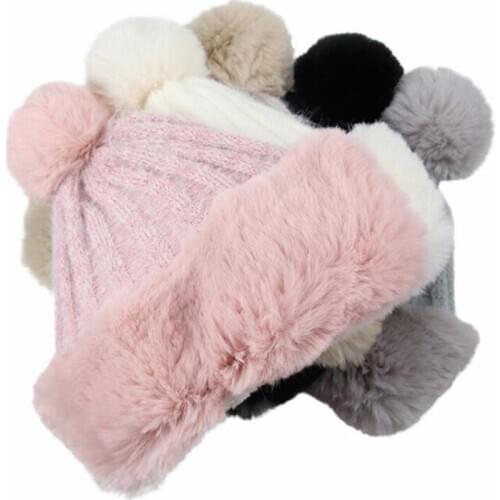 Winter Hats Fashion Women Winter Beanies Mongolian Hat Solid Thick Warm Solid Vintage Hat Qomwn Clothing Accessories