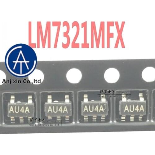 10pcs 100% orginal and new operational amplifier LM7321MFX LM7321 silk screen AU4A SOT23-5 in stock
