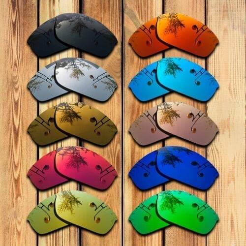 100% Precisely Cut Polarized Replacement Lenses for Flak Jacket Sunglass - Many Colors