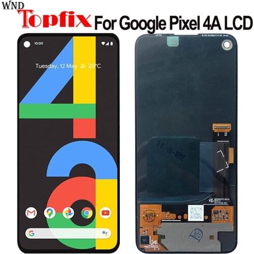 100% Tested For Google Pixel 4A LCD Display Screen Touch Digitized Assembly Replacement For Google 4A G025J LCD