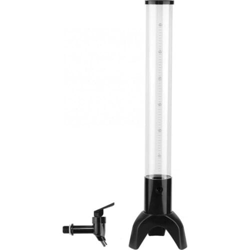 3L Draft Beer Tower Beverage Dispenser Beer Tap Removable Ice Tube Three-legged Beer Tap Tower Barware Wine Cocktail Beer Tap To