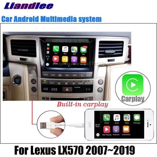 Car Android Multimedia For Lexus LX570 2007~2020 Radio Audio Stereo Screen Carplay DSP BT GPS Navi Navigation Map System