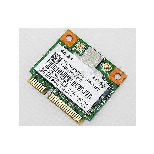 Wireless Adapter Card for Lenovo Thinkpad BCM943225HM BCM943225 Wireless 802.11n 71Y8138910 Mini PCI-E Wlan