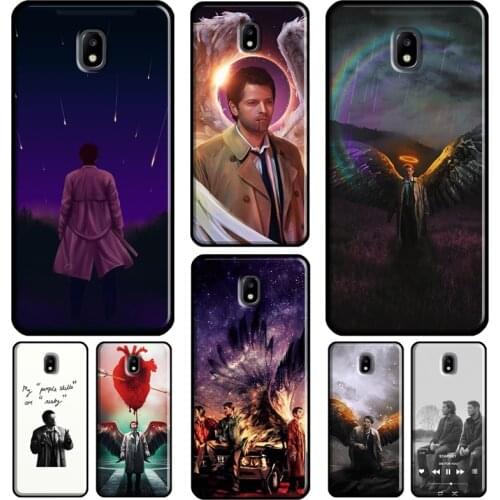 Angel Castiel Supernatural For Samsung Galaxy J7 J5 2017 A3 A5 J1 2016 J2 Prime A6 A8 A9 2018 J4 J6 Plus Phone Case