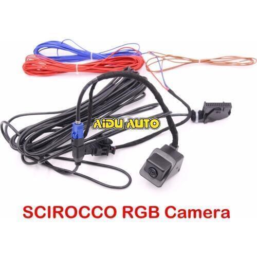 For VW RNS510 RCD510 RNS315 SCIROCCO Passat CC JETTA GOLF RGB REAR VIEW CAMERA KIT
